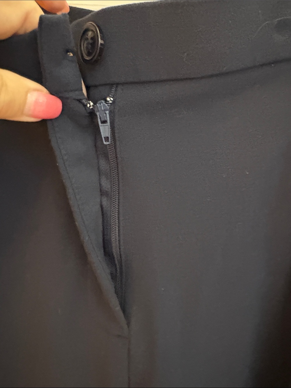 Roz & Ali Women's Navy blue Tapered Trousers size woman 16 - Picture 5 of 7